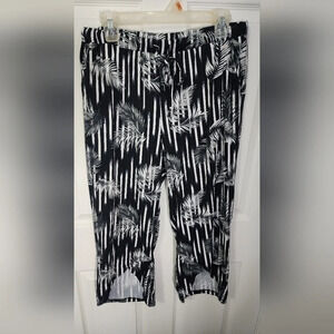 Tahari Womens Capri Wrap Front Pants